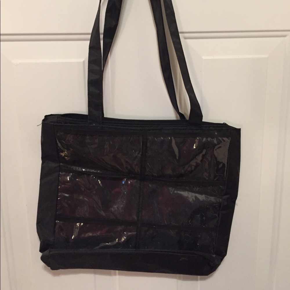 Bag with picture openings on one side